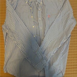 Blue Gingham Ralph Lauren Polo